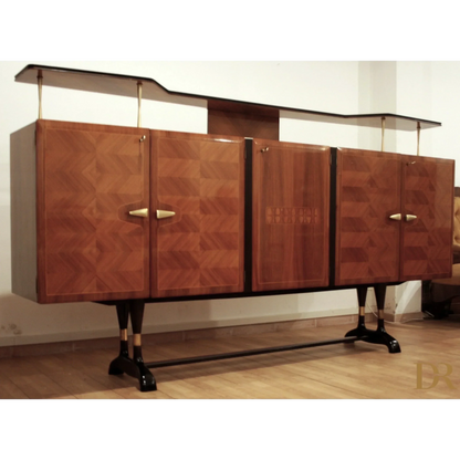 Vintage Mid-Century Sideboard Dassi | Vintage Mobile Bar Console Vittorio Dassi Cecchini