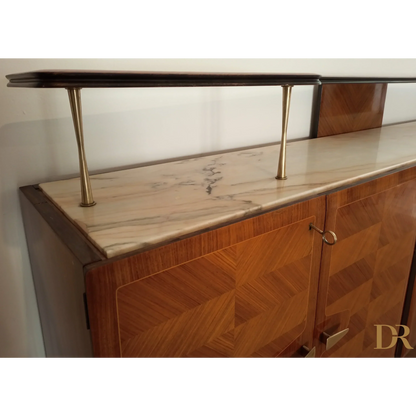 Vintage Mid-Century Sideboard Dassi | Vintage Mobile Bar Console Vittorio Dassi Cecchini