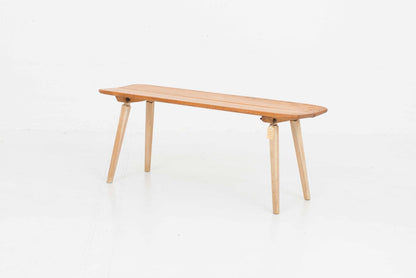 Banc d'aide à la vie de Jacob Müller en bois vintage foncé