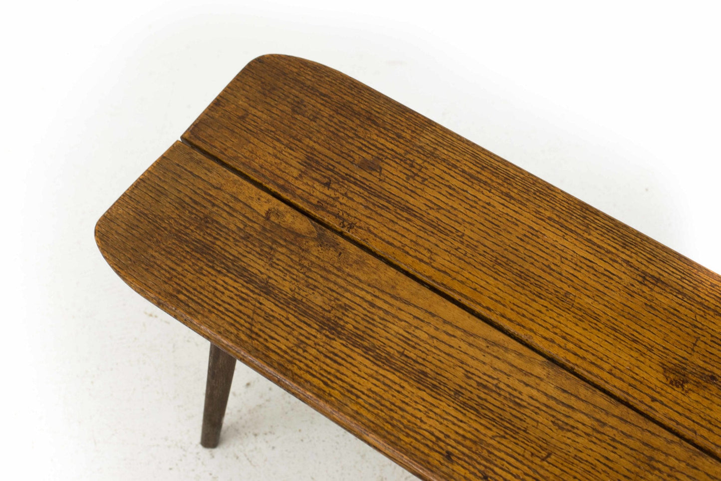 Banc d'aide à la vie de Jacob Müller en bois vintage foncé