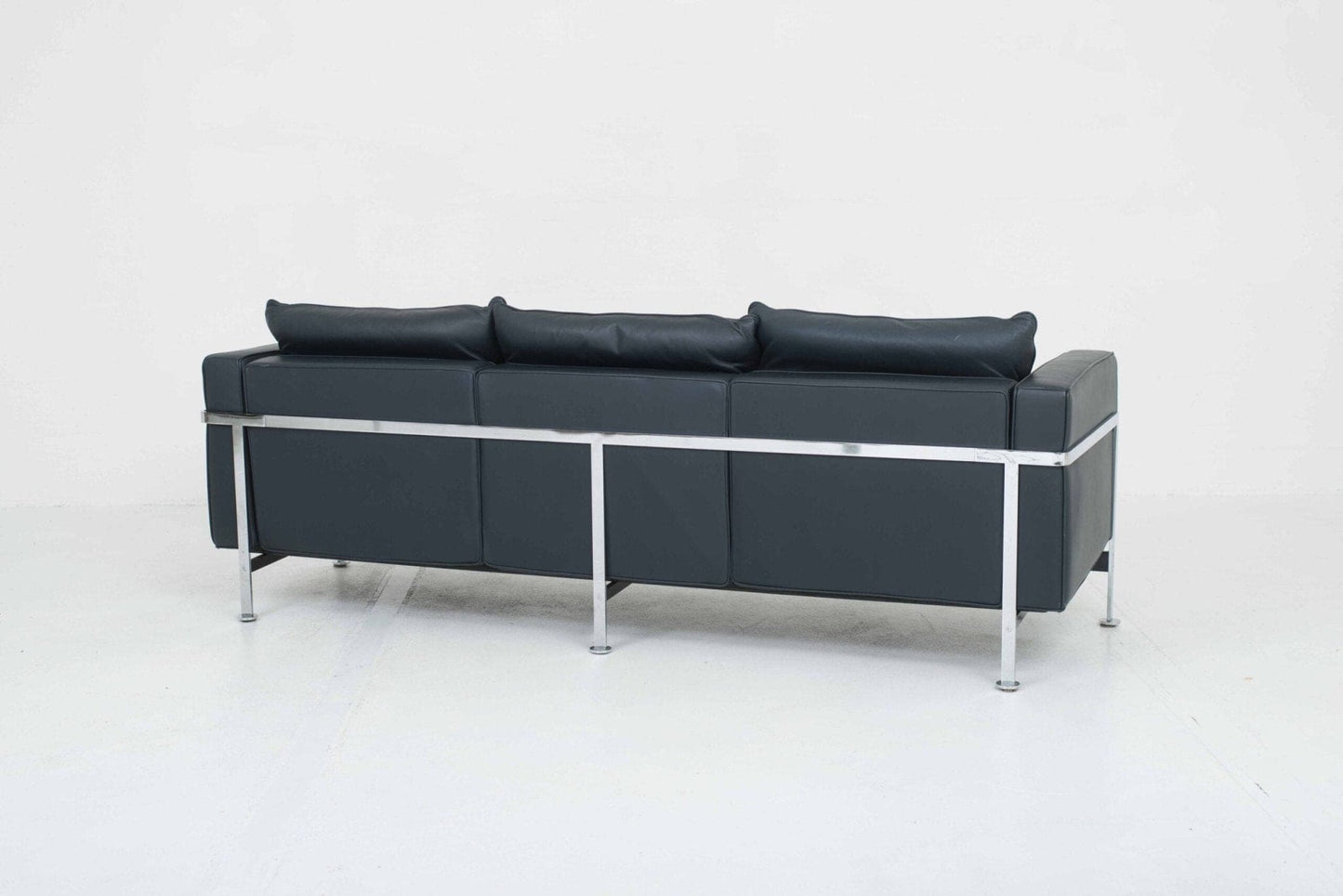 Haussmann RH 302 3-seater sofa for de Sede in dark blue vintage