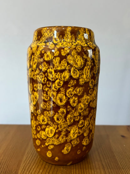 Yellow Dots Vase von Scheurich, Modell 231/15.