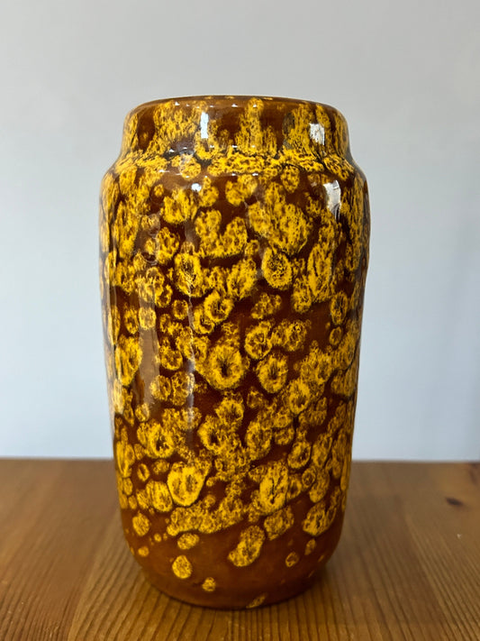 Yellow Dots Vase by Scheurich, model 231/15.