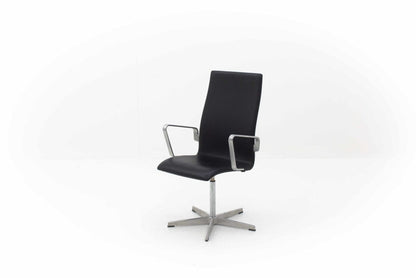 Arne Jacobsen Office Chair Oxford Classic by Fritz Hansen Vintage