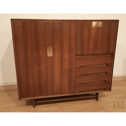 Vintage Highboard Sideboard Sideboard Palutari for Dassi Design 1950 Antique