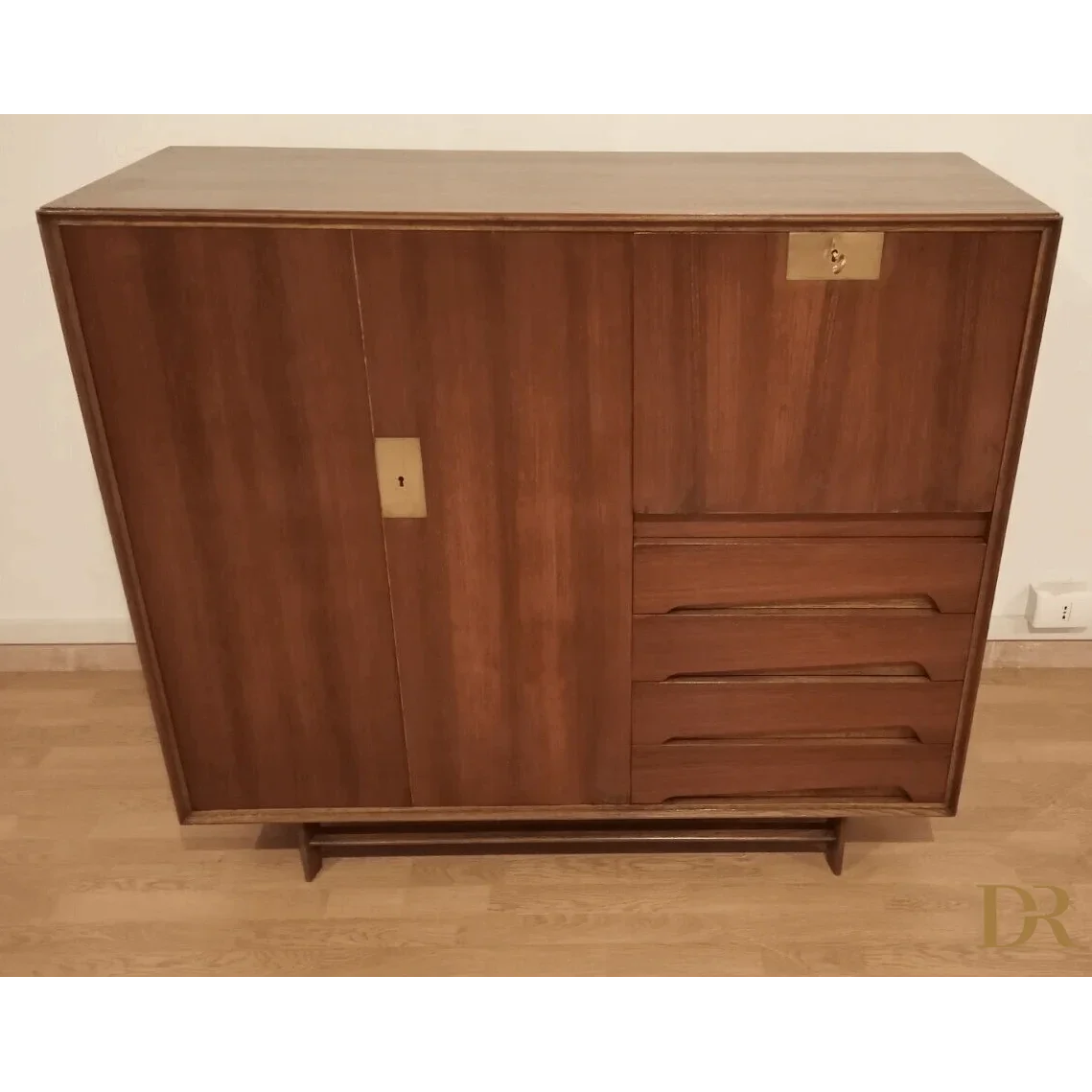 Vintage Highboard Sideboard Sideboard Palutari for Dassi Design 1950 Antique