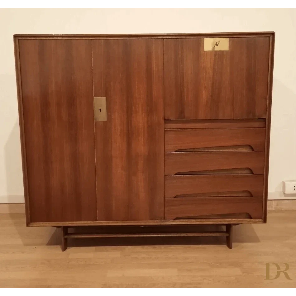 Vintage Highboard Sideboard Sideboard Palutari for Dassi Design 1950 Antique