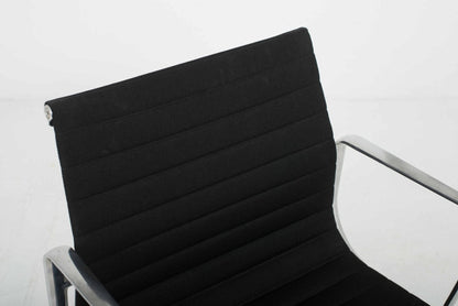 Herman Miller Eames EA 117 Bürostuhl- Schwarz- Aluminium poliert