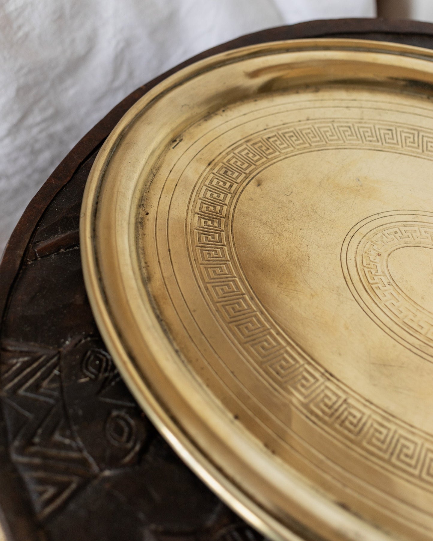 Gold plated tray by Henniger &amp; Co oval bowl for table decoration Art Deco Germany 1930s Vintage