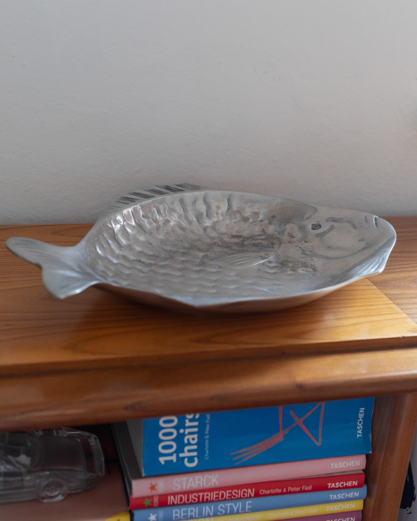 Arthur Court Fish Tray Plate in silver Mid Century Design 1970s Vintage