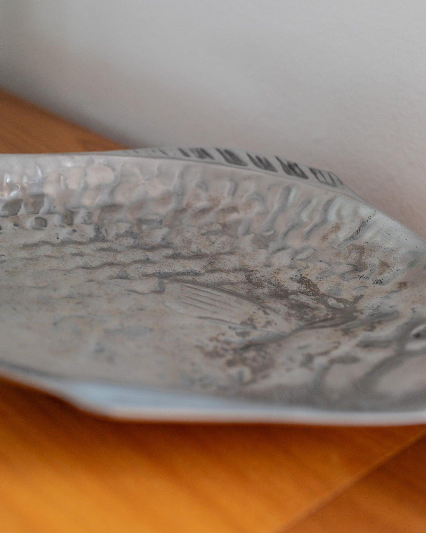 Arthur Court Fish Tray Plate in silver Mid Century Design 1970s Vintage