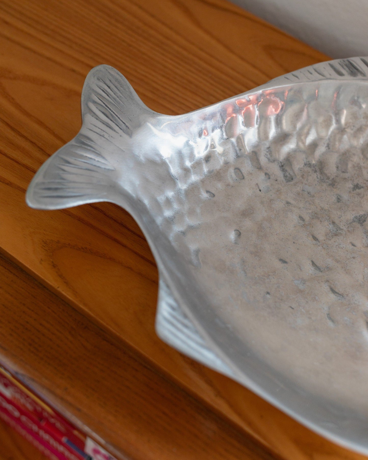 Arthur Court Fish Tray Plate in silver Mid Century Design 1970s Vintage