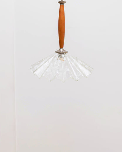 Italian ceiling light Murano glass lampshade Mid-Century Design 1960s Vintage