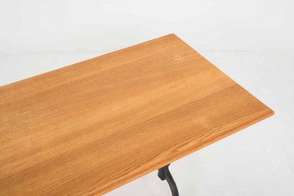 Table de décapage Hürlimann avec pieds en fonte vintage