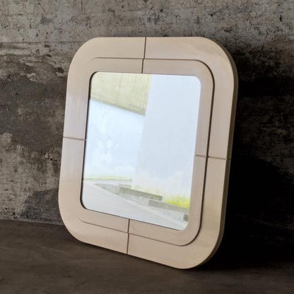 Vintage mirror by Anna Castelli for Kartell Mid-Century Design Space Age