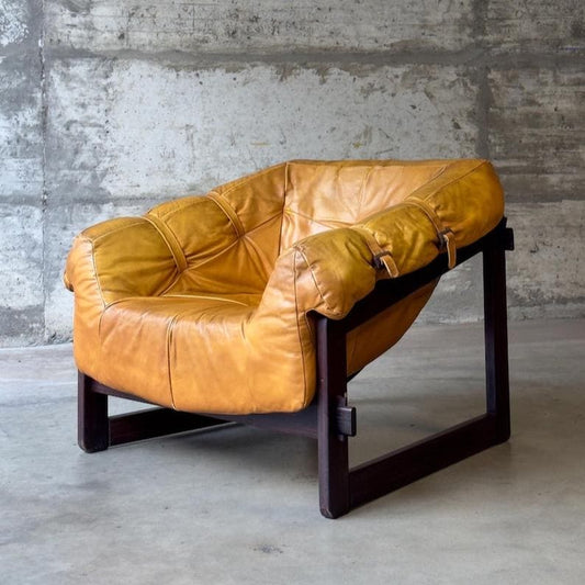 Percival Lafer MP-091 Chaise longue | Design Mid-Century, Cuir &amp; Palissandre Vintage