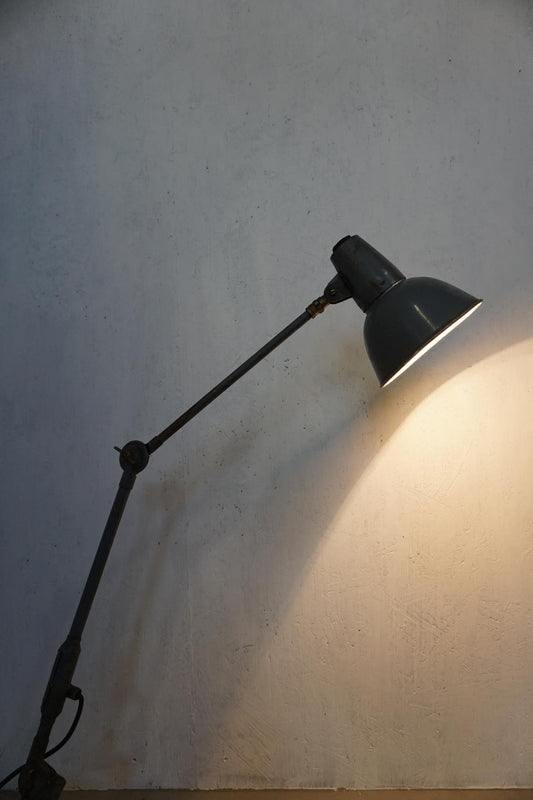 40s 50s workshop lamp SIS industrial lamp Industrial Design clamp light Loft