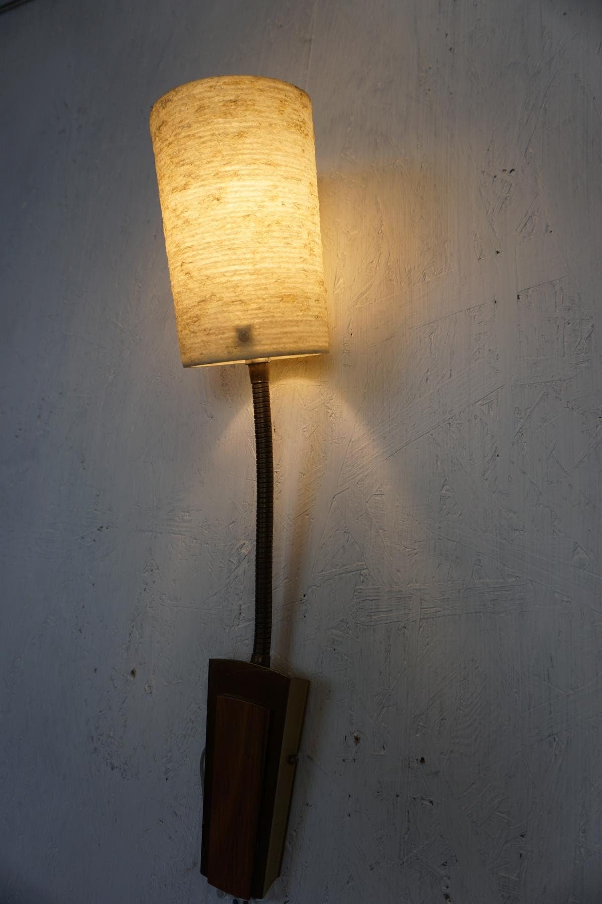 Great wall lamp with fiberglass shade