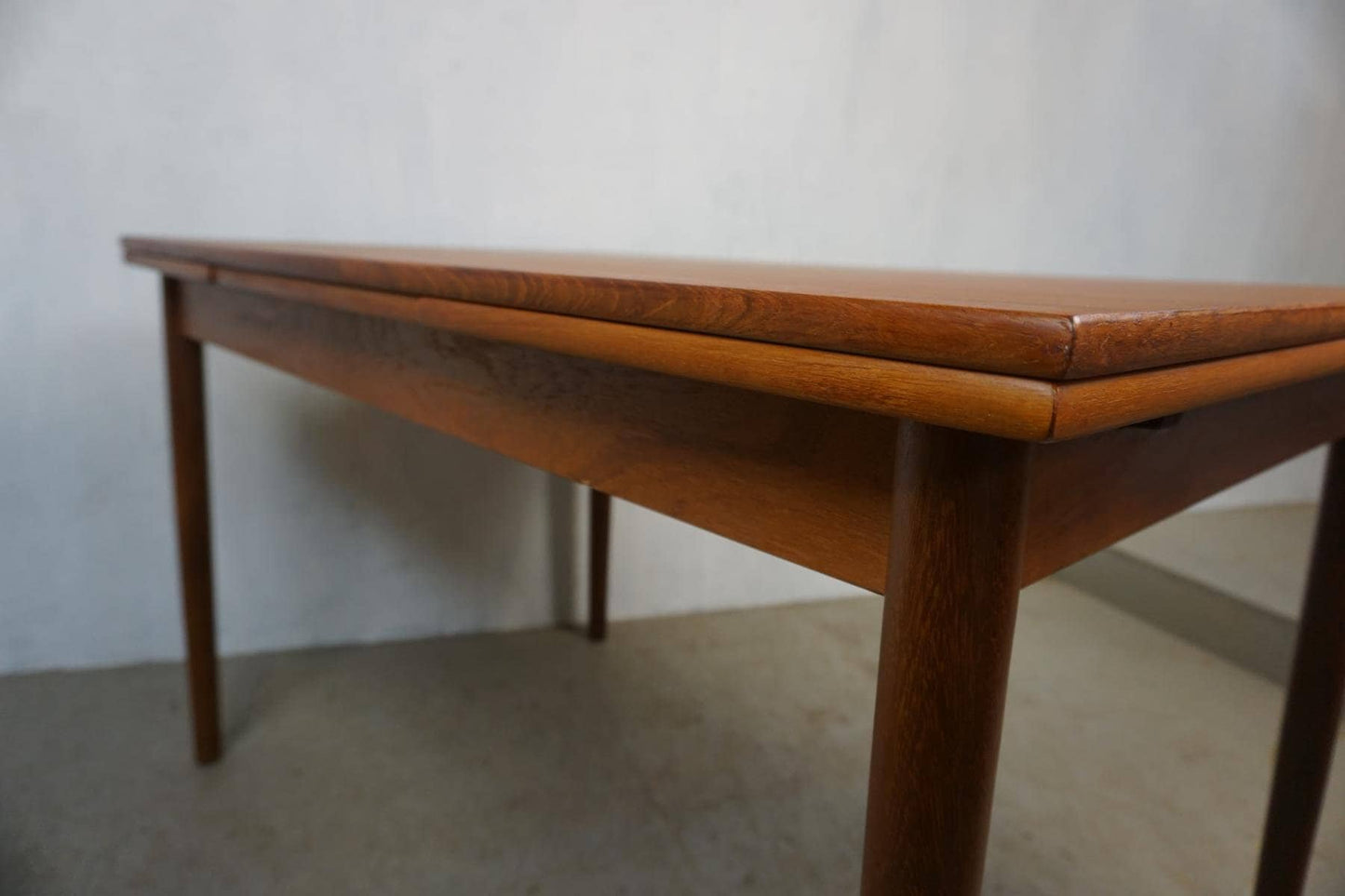 Extendable Danish teak table by AM Mobler Vintage