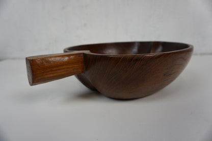 Handmade teak bowl vintage