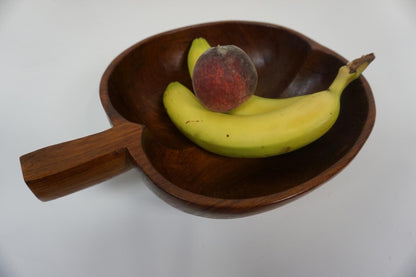 Handmade teak bowl vintage