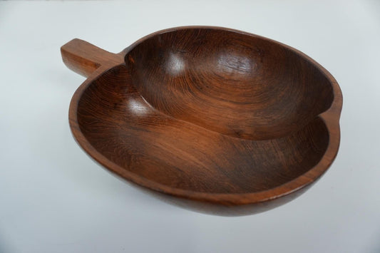 Handmade teak bowl vintage