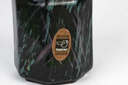 Vintage Keramik Kanne Schwarz 1990 1980 80er 90er Memphis Milano Karaffe Krug Vase Blumenvase Postmodern Flieder