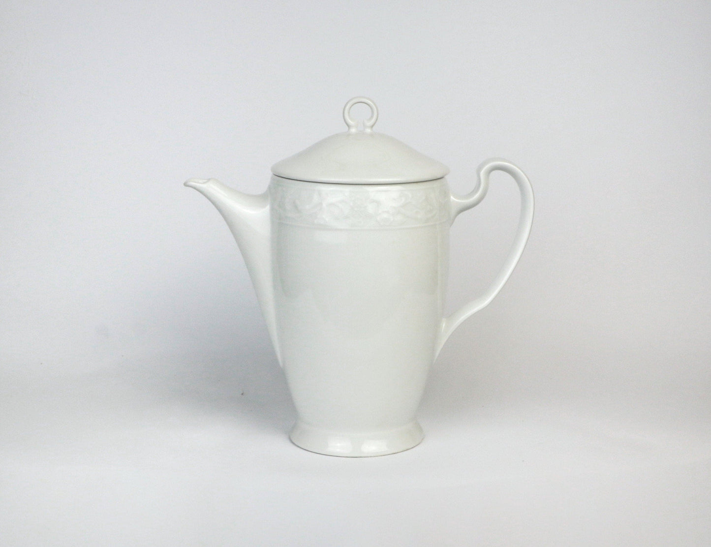 vintage Schirnding Bavière Théière En Porcelaine Cafetière Mid Century 50s 60s 70s Allemagne