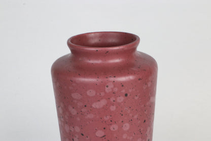 vintage Postmodern Vase Flower Vase Céramique MF Design Fuchsia Speckles Dots Purple Pink Memphis Milano 90s 90s 1990 1990s Allemagne Asa