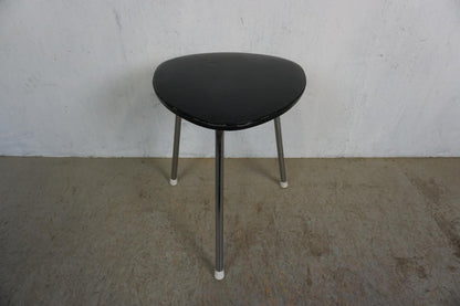 Iconic tripod stool with chrome frame Vintage