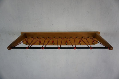 Elegant coat rack with hat rack from the 50s vintage