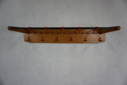 Elegant coat rack with hat rack from the 50s vintage