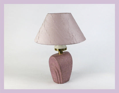 Vintage 80er Tischlampe Lila Violett Lilac Flieder Peill Putzler memphis Geometrisch Postmodern Art Deco Revival - 2nd home