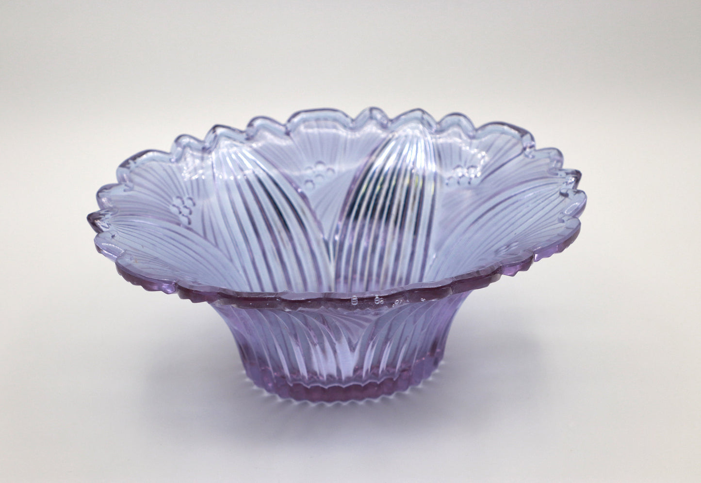 vintage Boho Bowl Alexandrite Verre Néodyme années 1950 Mid Century 60s Lilas Rose Bleu Clair Assiette Plateau Seguso VetroAlexandrite Néodyme