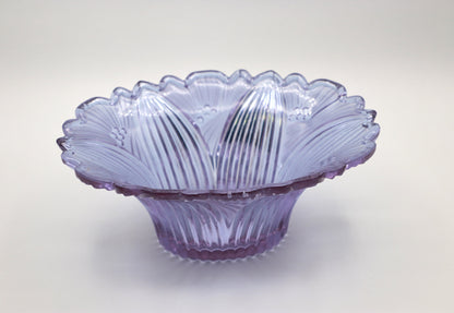 vintage Boho Bowl Alexandrite Verre Néodyme années 1950 Mid Century 60s Lilas Rose Bleu Clair Assiette Plateau Seguso VetroAlexandrite Néodyme