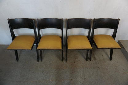 Set of four original cinema chairs from the 50s