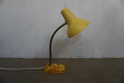 Great desk lamp with floral pattern vintage