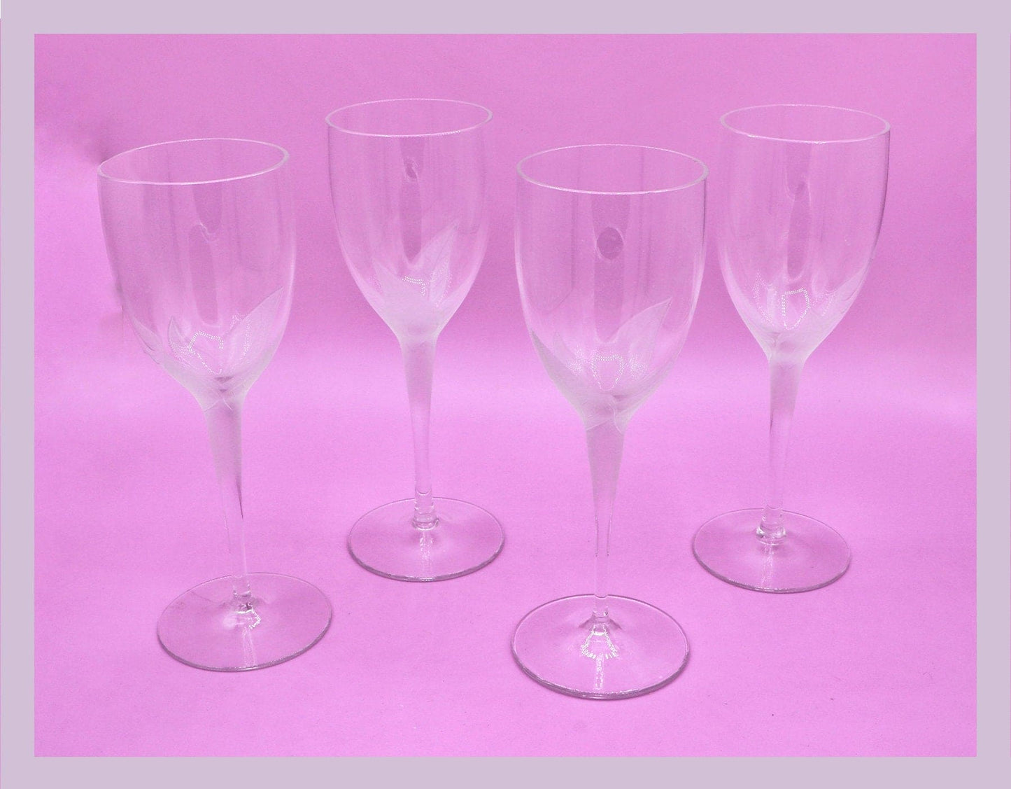 4 Vintage Sekt Gläser Wein Champagner Stil 80er Postmodern Art Deco Revival Kristall Glas Frankreich Satin Matt Luminarc Arcoroc Blätter - 2nd home