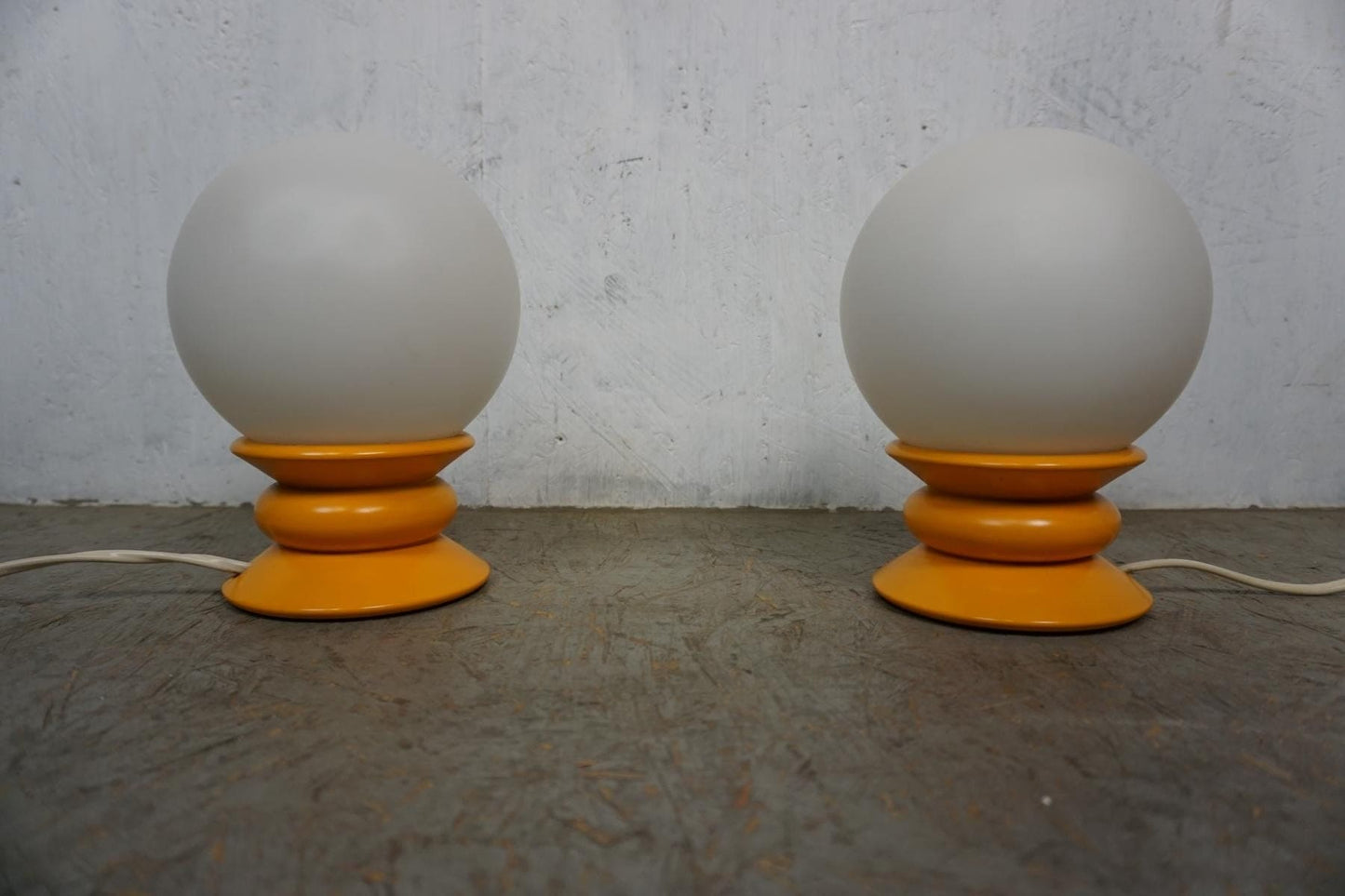 Two elegant mid-century table lamps from Temde Vintage