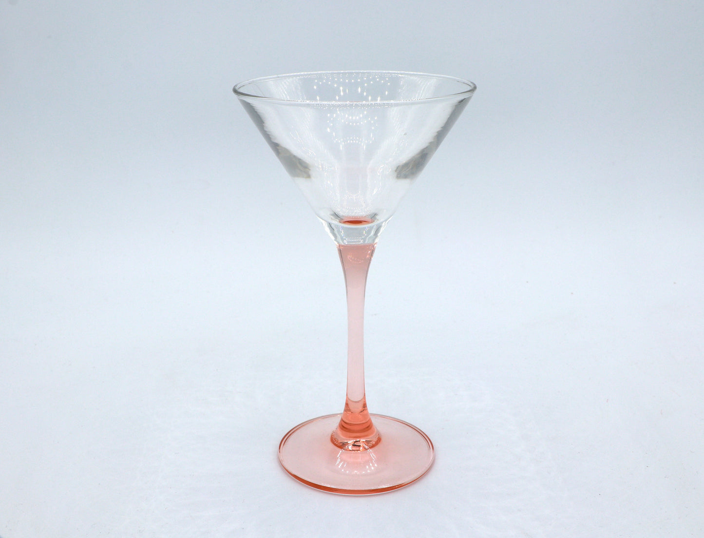 4 Vintage Martini Gläser Rosa Luminarc Rose Sekt Schalen Pokal Kelch Minimalistisch Rosalin Pink 80er Art Deco Revival France Frankreich