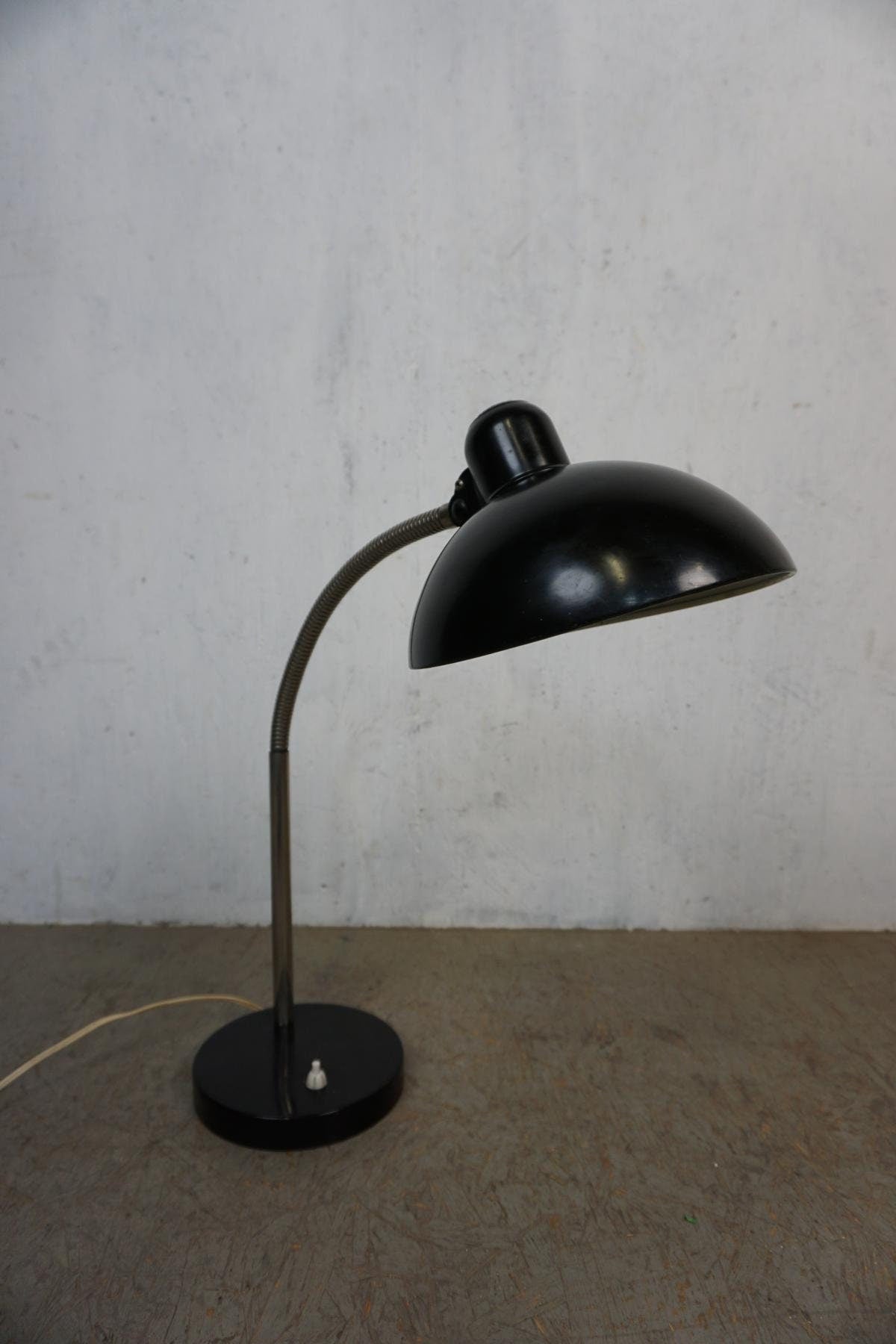 Original Kaiser Idell gooseneck lamp model 6561 Vintage