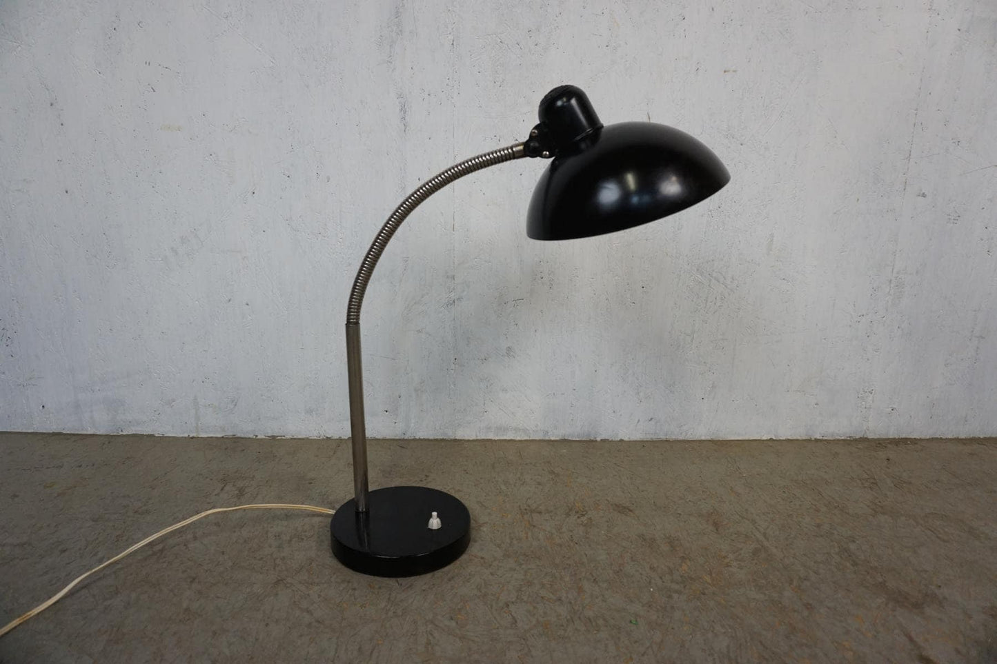 Original Kaiser Idell gooseneck lamp model 6561 Vintage