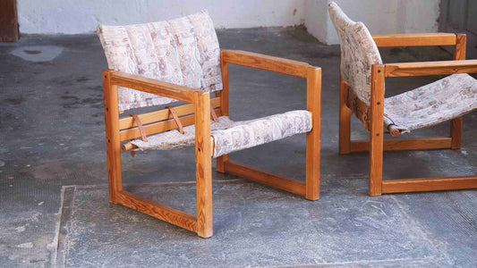 Zwei Safari Mid Century Stühle von Karin Mobring für Ikea im Danish Design - 2nd home