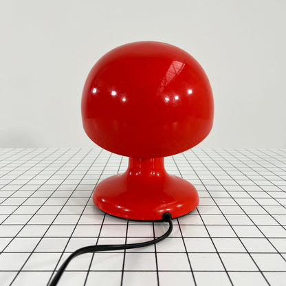 Red Jucker 147 table lamp by Tobia and Afra Scarpa for Flos, 1960s vintage