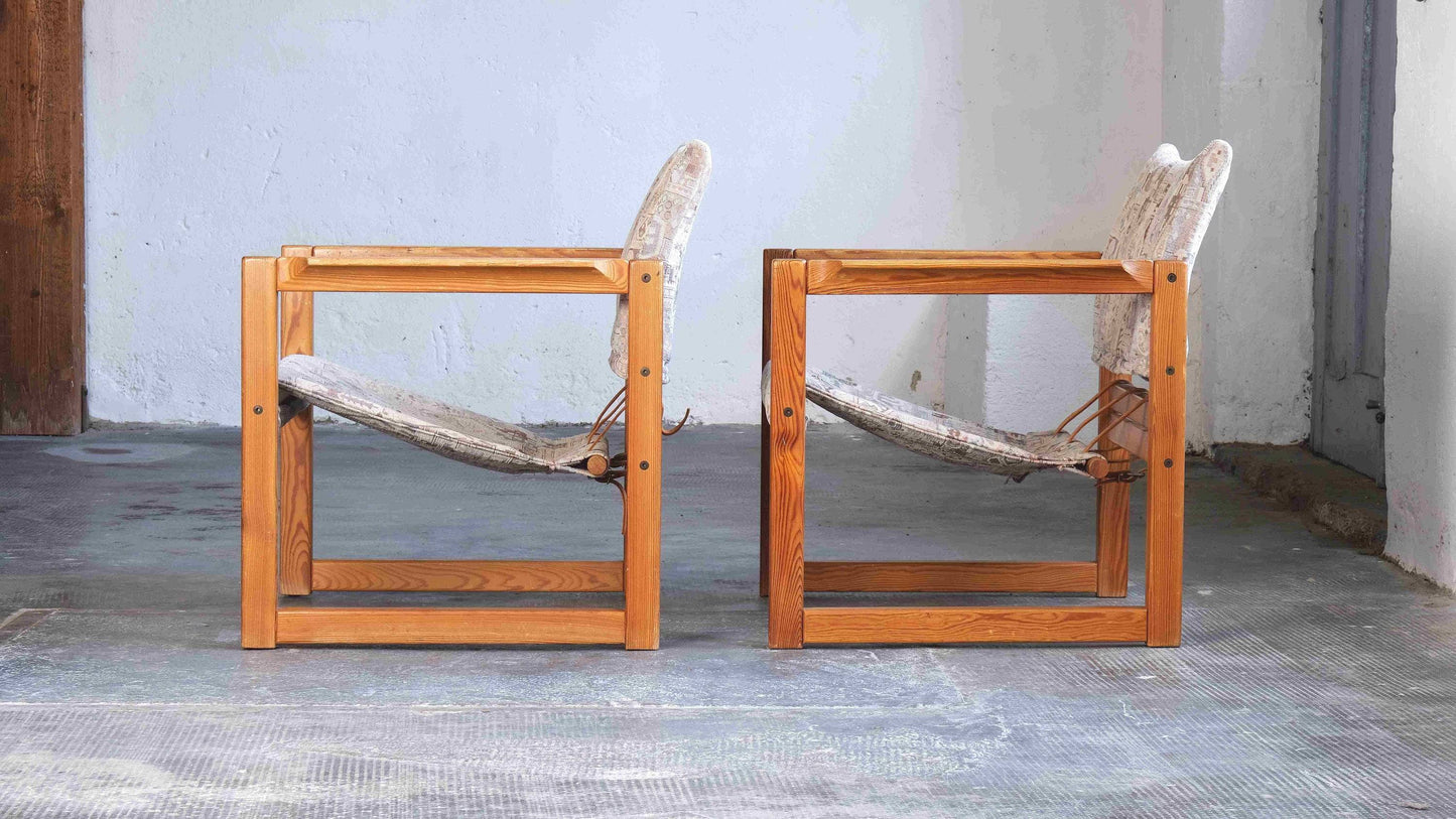 Zwei Safari Mid Century Stühle von Karin Mobring für Ikea im Danish Design - 2nd home