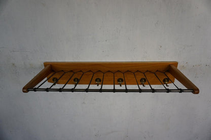 Great Mid Century coat rack with hat rack Vintage