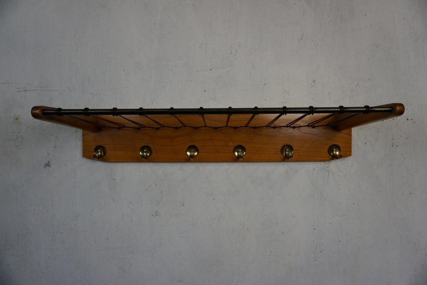 Great Mid Century coat rack with hat rack Vintage