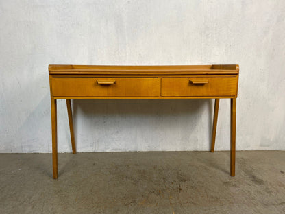 Grande table console vintage du milieu du siècle