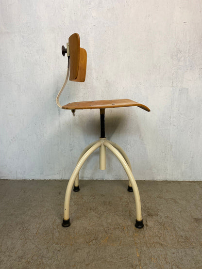 Extremely stylish workshop chair in industrial look vintage