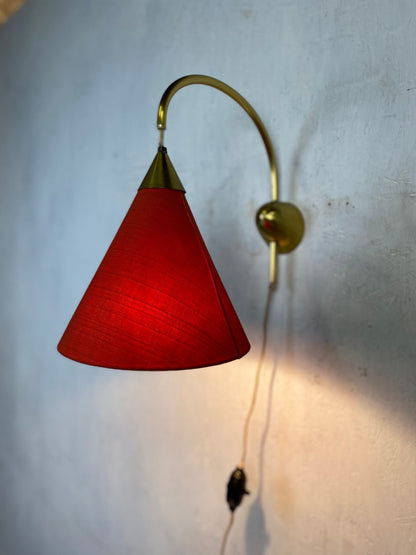 Dekorative Wandlampe aus den 50er Jahren Vintage